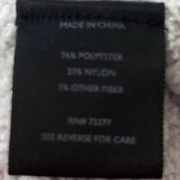 Simply Vera Wang Chenille Hoodie Light Sky Blue Gray XL Cozy Soft Sweater - Picture 9 of 9